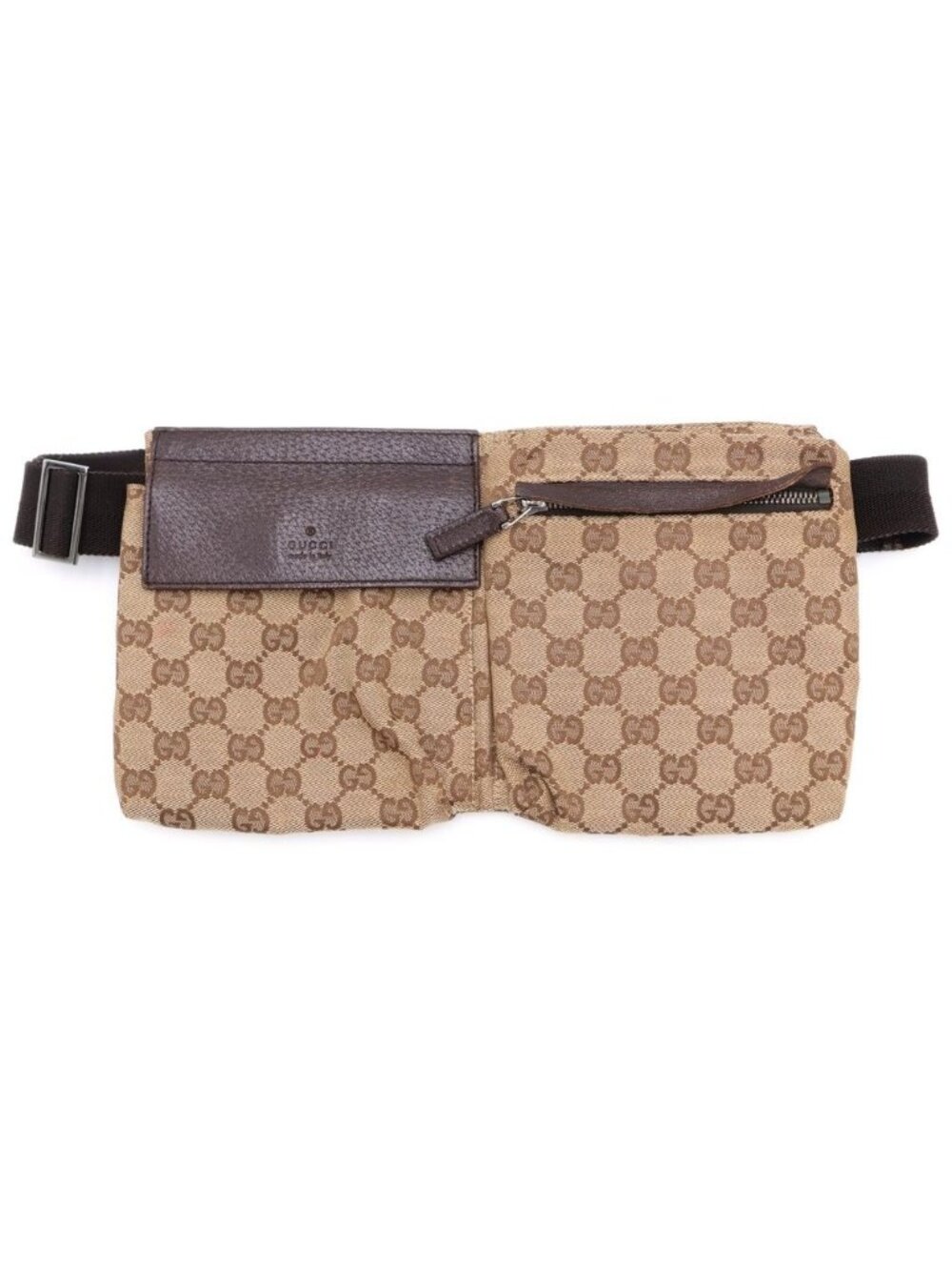 Gucci GG Canvas Belt Bag Beige